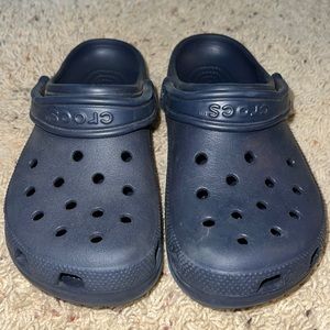 Navy Blue Crocs